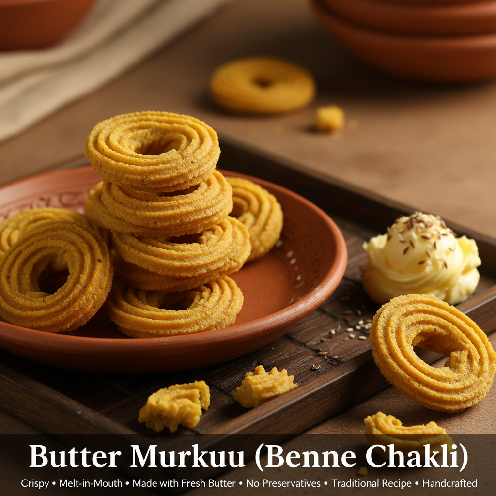 Butter Murukku (Benne Chakli)