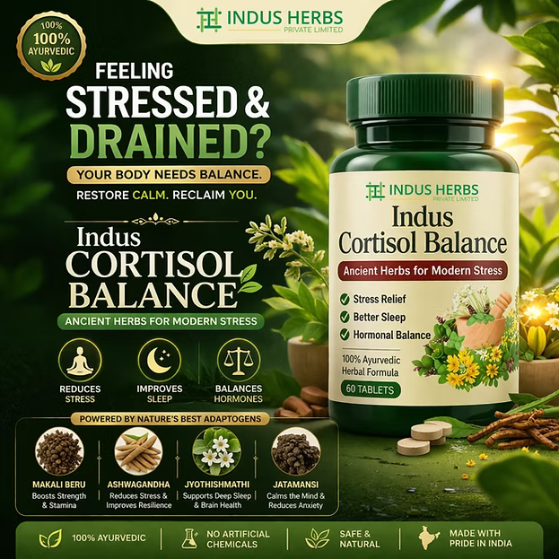 Indus Cortisol Balance - 60 Tablets