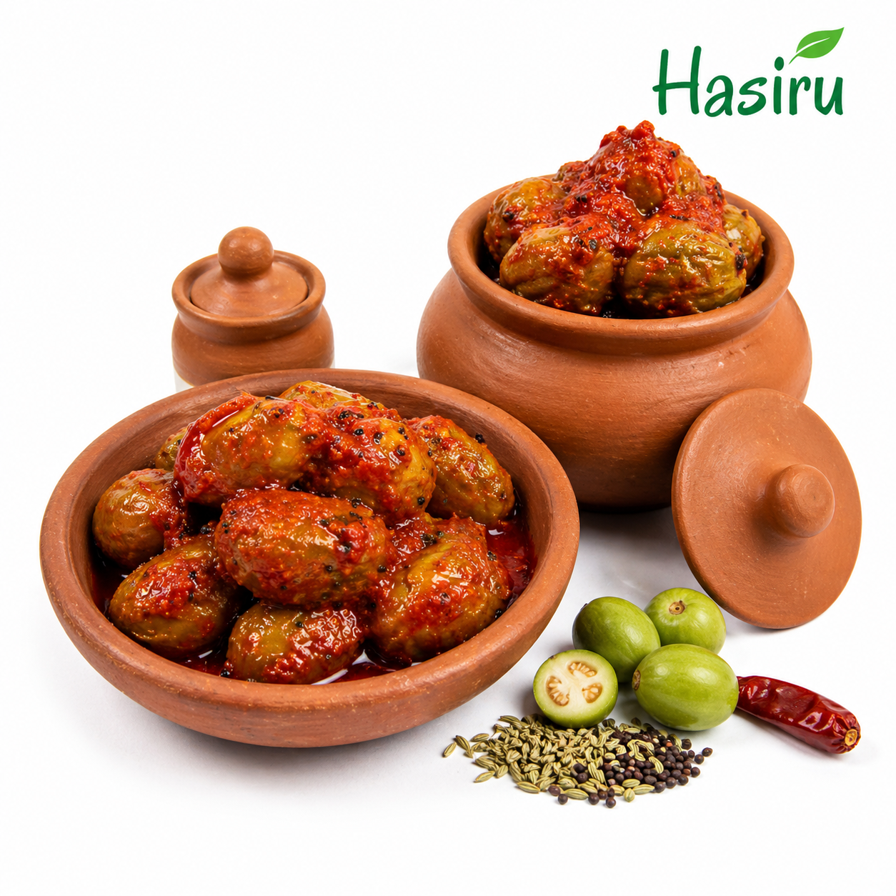 Whole Mango Pickle (Appe Midi Uppinakayi)