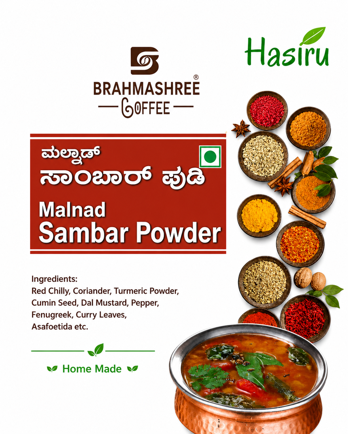 Home made Sambar Powder