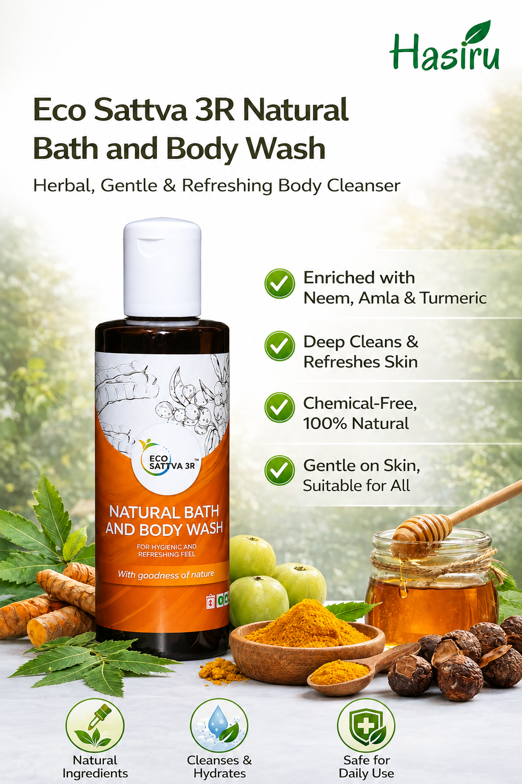 Natural Bath and Body Wash